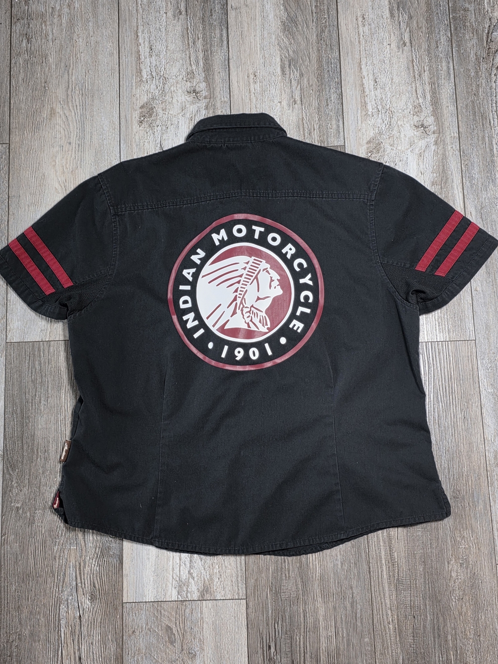 Indian Motorcycle Heritage Collection Retired Women's SS Button-down Sz XL
